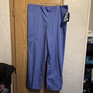 Adar Universal NWT Scrub Pants Size Large Tall Ceil Blue Style 504T Unisex